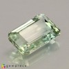 Natural Tourmaline 3.86 Carats Very Light Green Emerald Cut 12x7 mm Loose Gemstone - Image 1
