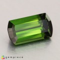 Natural Tourmaline 3.74 Carats Hunter Green Cushion 12x7 mm Loose Gemstone - Image 1
