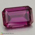 Natural Rhodolite garnet 4.76 Carats Vivid Purple Emerald 12x8 mm Loose Gemstone - Image 1