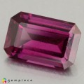 Natural Rhodolite garnet 4.76 Carats Vivid Purple Emerald 12x8 mm Loose Gemstone - Image 2
