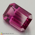 Natural Rhodolite garnet 4.76 Carats Vivid Purple Emerald 12x8 mm Loose Gemstone - Image 3