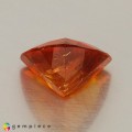 Natural Clinohumite 3.99 Carats Fire Orange Trilliant  11x11 mm Loose Gemstone - Image 4