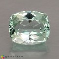 Natural Tourmaline 3.07 Carats Baby Mint Green Cushion 9x8 mm Loose Gemstone - Image 1