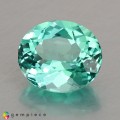 Natural Apatite 1.41 Carats Paraiba Blue Green Oval 7x6 mm Loose Gemstone - Image 3