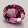 Natural Rhodolite garnet 4.48 Carats Vivid Purple Oval 11x9 mm Loose Gemstone - Image 2