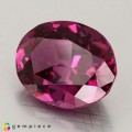 Natural Rhodolite garnet 4.48 Carats Vivid Purple Oval 11x9 mm Loose Gemstone - Image 3