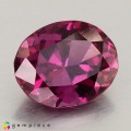 Natural Rhodolite garnet 4.48 Carats Vivid Purple Oval 11x9 mm Loose Gemstone - Image 7