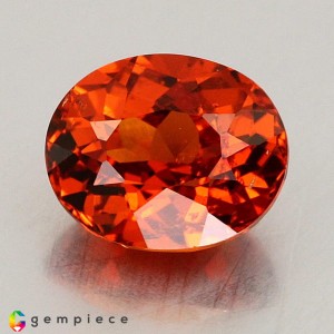 spessartite garnet  2.06cts - 8x6mm