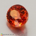 Natural Spessartite garnet 2.06 Carats Mandarin Orange Oval 8x6 mm Loose Gemstone - Image 3