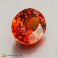 Natural Spessartite garnet 2.06 Carats Mandarin Orange Oval 8x6 mm Loose Gemstone - Image 5