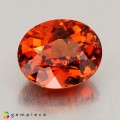 Natural Spessartite garnet 2.06 Carats Mandarin Orange Oval 8x6 mm Loose Gemstone - Image 6