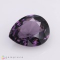 Natural Spinel 3.53 Carats Vivid Purple Pear 11x9 mm Loose Gemstone - Image 2