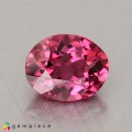 Natural Spinel 0.64 Carats Hot Pink Oval 6x5 mm Loose Gemstone - Image 1