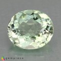 Natural Tourmaline 2.08 Carats Very Light Green Oval 9x8 mm Loose Gemstone - Image 1