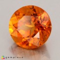 Natural Clinohumite 2.27 Carats Fire Orange Round 8x6 mm Loose Gemstone - Image 3