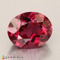 Natural Rhodolite garnet 3.40 Carats Purplish Pink Oval 10x8 mm Loose Gemstone - Image 1