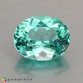 Natural Apatite 1.19 Carats Paraiba Blue Green Oval 7x6 mm Loose Gemstone - Image 2