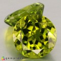 Natural Peridot 12.06 Carats Green Round 11x7 mm Loose Gemstone - Image 5