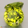 Natural Peridot 12.06 Carats Green Round 11x7 mm Loose Gemstone - Image 2