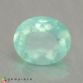Natural Peru opal 1.40 Carats Paraiba Blue Green Oval 9x7 mm Loose Gemstone - Image 2