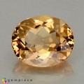 Natural Beryl 6.59 Carats Imperial Orange Oval 14x11 mm Loose Gemstone - Image 1