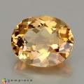Natural Beryl 6.59 Carats Imperial Orange Oval 14x11 mm Loose Gemstone - Image 2