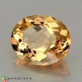 Natural Beryl 6.59 Carats Imperial Orange Oval 14x11 mm Loose Gemstone - Image 3