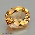 Natural Beryl 6.59 Carats Imperial Orange Oval 14x11 mm Loose Gemstone - Image 6