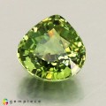 Natural Demantoid garnet 0.98 Carats Green Pear 6x6 mm Loose Gemstone - Image 2