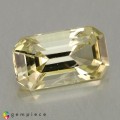 Natural Grossular garnet 2.18 Carats Light Pastel Yellow Emerald 10x6 mm Loose Gemstone - Image 1