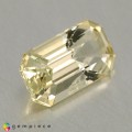 Natural Grossular garnet 2.18 Carats Light Pastel Yellow Emerald 10x6 mm Loose Gemstone - Image 5
