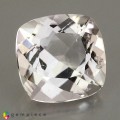 Natural Scapolite 3.36 Carats White Antique Cushion 10x10 mm Loose Gemstone - Image 3