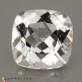 Natural Scapolite 3.36 Carats White Antique Cushion 10x10 mm Loose Gemstone - Image 1