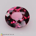 Natural Rhodolite garnet 4.60 Carats Purplish Pink Oval 11x10 mm Loose Gemstone - Image 7