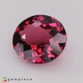 Natural Rhodolite garnet 4.60 Carats Purplish Pink Oval 11x10 mm Loose Gemstone - Image 3