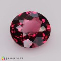 Natural Rhodolite garnet 4.60 Carats Purplish Pink Oval 11x10 mm Loose Gemstone - Image 1