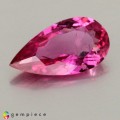 Natural Rubellite 1.43 Carats Purplish Pink Pear 11x6 mm Loose Gemstone - Image 1