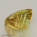 Natural Tourmaline 5.05 Carats Honey Yellow Fancy  11x9 mm Loose Gemstone - Image 4