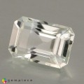 Natural Montebrasite 1.38 Carats White Emerald Cut 8x5 mm Loose Gemstone - Image 3