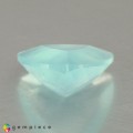 Natural Peru opal 1.45 Carats Paraiba Blue Green Trilliant  9x9 mm Loose Gemstone - Image 4