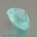 Natural Peru opal 1.45 Carats Paraiba Blue Green Trilliant  9x9 mm Loose Gemstone - Image 5