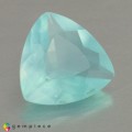 Natural Peru opal 1.45 Carats Paraiba Blue Green Trilliant  9x9 mm Loose Gemstone - Image 7