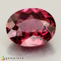 Natural Rhodolite garnet 4.93 Carats Pink Oval 11x9 mm Loose Gemstone - Image 1
