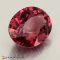 Natural Rhodolite garnet 4.93 Carats Pink Oval 11x9 mm Loose Gemstone - Image 8