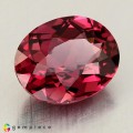 Natural Rhodolite garnet 4.93 Carats Pink Oval 11x9 mm Loose Gemstone - Image 9