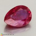Natural Ruby 1.06 Carats Purplish Red Pear 7x5 mm Loose Gemstone - Image 8