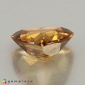 Natural Zircon 4.01 Carats Imperial Brown Trilliant  10x10 mm Loose Gemstone - Image 5