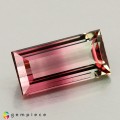 Natural Tourmaline 1.61 Carats Pink to Champagne Baguette 10x5 mm Loose Gemstone - Image 4
