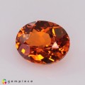 Natural Spessartite garnet 1.71 Carats Antique Bronze Antique Cushion 8x6 mm Loose Gemstone - Image 3