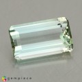 Natural Tourmaline 2.50 Carats Baby Green Emerald Cut 11x6 mm Loose Gemstone - Image 3